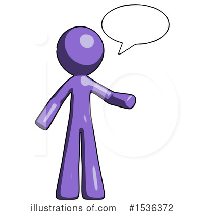 Royalty-Free (RF) Purple Design Mascot Clipart Illustration by Leo Blanchette - Stock Sample #1536372