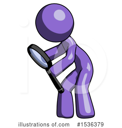 Royalty-Free (RF) Purple Design Mascot Clipart Illustration by Leo Blanchette - Stock Sample #1536379