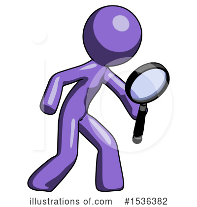 Royalty-Free (RF) Purple Design Mascot Clipart Illustration by Leo Blanchette - Stock Sample #1536382