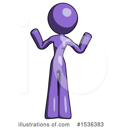 Royalty-Free (RF) Purple Design Mascot Clipart Illustration by Leo Blanchette - Stock Sample #1536383