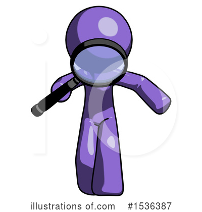 Royalty-Free (RF) Purple Design Mascot Clipart Illustration by Leo Blanchette - Stock Sample #1536387