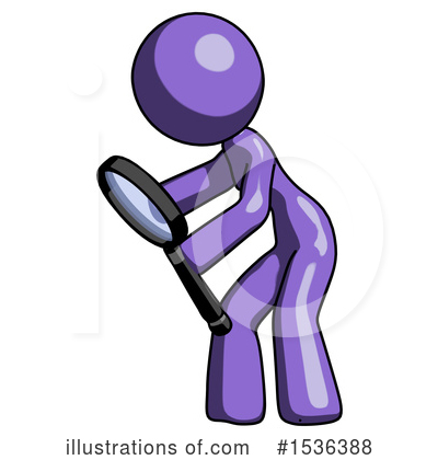 Royalty-Free (RF) Purple Design Mascot Clipart Illustration by Leo Blanchette - Stock Sample #1536388