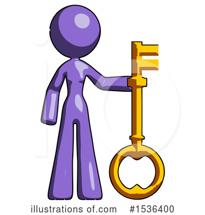 Royalty-Free (RF) Purple Design Mascot Clipart Illustration by Leo Blanchette - Stock Sample #1536400