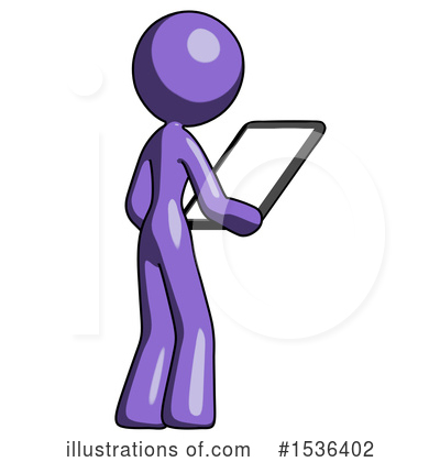 Royalty-Free (RF) Purple Design Mascot Clipart Illustration by Leo Blanchette - Stock Sample #1536402
