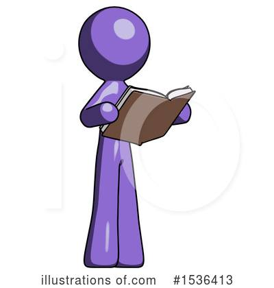 Royalty-Free (RF) Purple Design Mascot Clipart Illustration by Leo Blanchette - Stock Sample #1536413