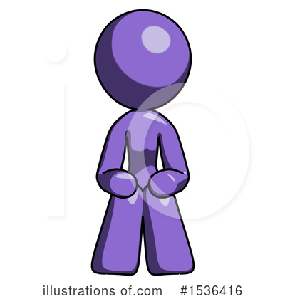 Royalty-Free (RF) Purple Design Mascot Clipart Illustration by Leo Blanchette - Stock Sample #1536416