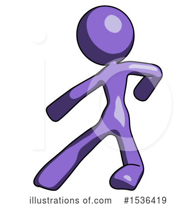 Royalty-Free (RF) Purple Design Mascot Clipart Illustration by Leo Blanchette - Stock Sample #1536419
