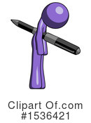 Purple Design Mascot Clipart #1536421 by Leo Blanchette