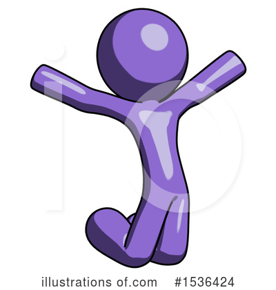 Royalty-Free (RF) Purple Design Mascot Clipart Illustration by Leo Blanchette - Stock Sample #1536424