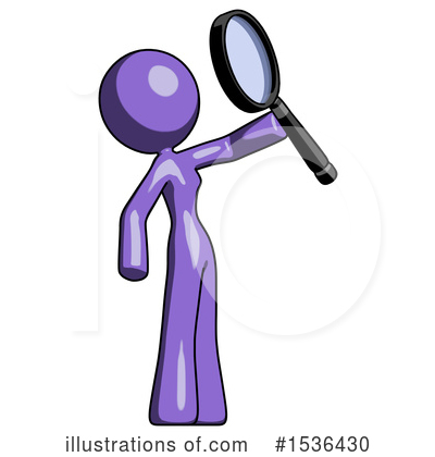 Royalty-Free (RF) Purple Design Mascot Clipart Illustration by Leo Blanchette - Stock Sample #1536430