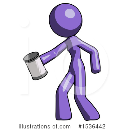Royalty-Free (RF) Purple Design Mascot Clipart Illustration by Leo Blanchette - Stock Sample #1536442