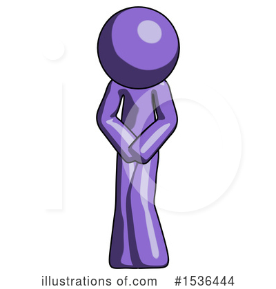 Royalty-Free (RF) Purple Design Mascot Clipart Illustration by Leo Blanchette - Stock Sample #1536444