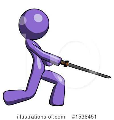 Royalty-Free (RF) Purple Design Mascot Clipart Illustration by Leo Blanchette - Stock Sample #1536451