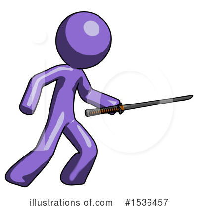 Royalty-Free (RF) Purple Design Mascot Clipart Illustration by Leo Blanchette - Stock Sample #1536457