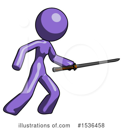 Royalty-Free (RF) Purple Design Mascot Clipart Illustration by Leo Blanchette - Stock Sample #1536458