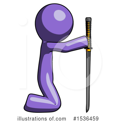 Royalty-Free (RF) Purple Design Mascot Clipart Illustration by Leo Blanchette - Stock Sample #1536459