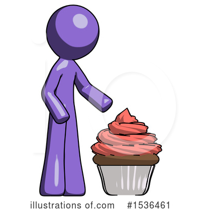 Royalty-Free (RF) Purple Design Mascot Clipart Illustration by Leo Blanchette - Stock Sample #1536461