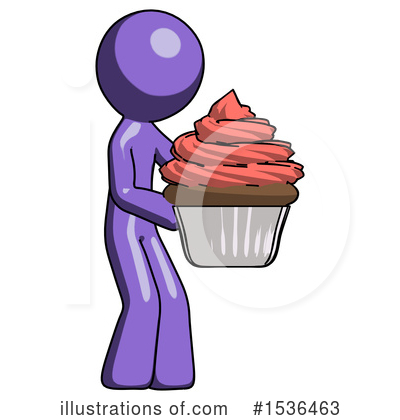 Royalty-Free (RF) Purple Design Mascot Clipart Illustration by Leo Blanchette - Stock Sample #1536463