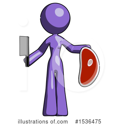 Royalty-Free (RF) Purple Design Mascot Clipart Illustration by Leo Blanchette - Stock Sample #1536475