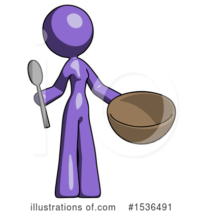 Royalty-Free (RF) Purple Design Mascot Clipart Illustration by Leo Blanchette - Stock Sample #1536491
