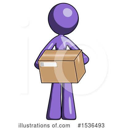 Royalty-Free (RF) Purple Design Mascot Clipart Illustration by Leo Blanchette - Stock Sample #1536493