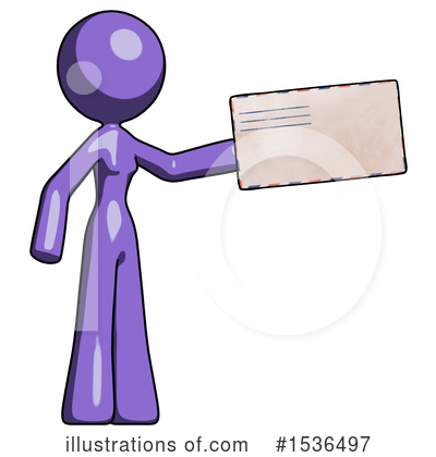 Royalty-Free (RF) Purple Design Mascot Clipart Illustration by Leo Blanchette - Stock Sample #1536497