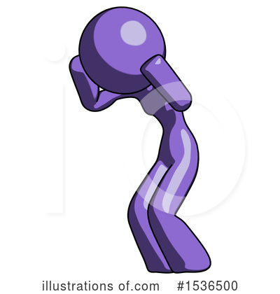 Royalty-Free (RF) Purple Design Mascot Clipart Illustration by Leo Blanchette - Stock Sample #1536500