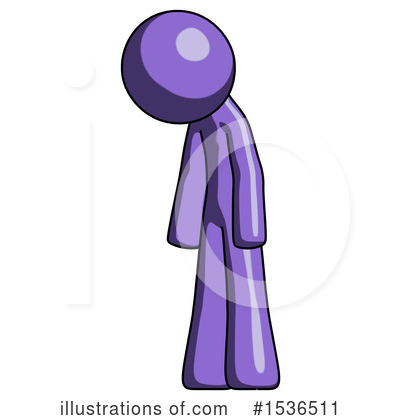 Royalty-Free (RF) Purple Design Mascot Clipart Illustration by Leo Blanchette - Stock Sample #1536511