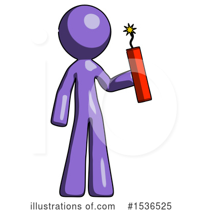 Royalty-Free (RF) Purple Design Mascot Clipart Illustration by Leo Blanchette - Stock Sample #1536525