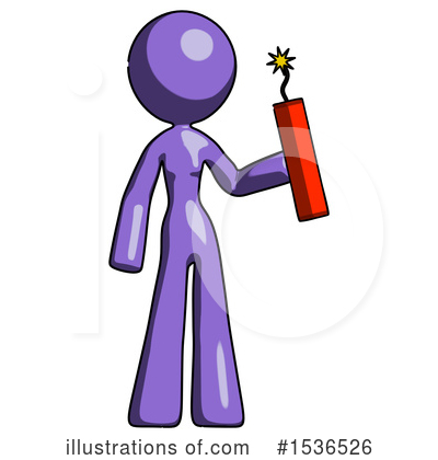 Royalty-Free (RF) Purple Design Mascot Clipart Illustration by Leo Blanchette - Stock Sample #1536526