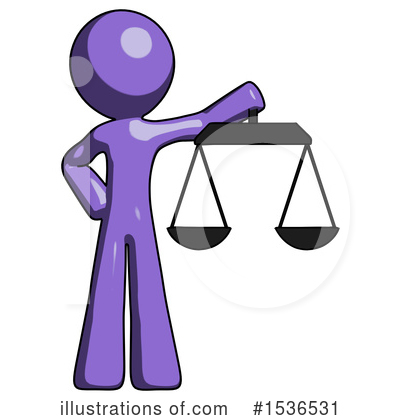 Royalty-Free (RF) Purple Design Mascot Clipart Illustration by Leo Blanchette - Stock Sample #1536531