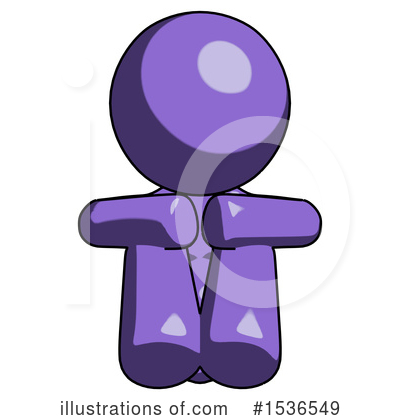Royalty-Free (RF) Purple Design Mascot Clipart Illustration by Leo Blanchette - Stock Sample #1536549