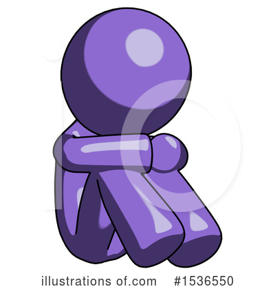 Royalty-Free (RF) Purple Design Mascot Clipart Illustration by Leo Blanchette - Stock Sample #1536550