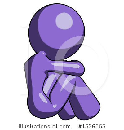 Royalty-Free (RF) Purple Design Mascot Clipart Illustration by Leo Blanchette - Stock Sample #1536555