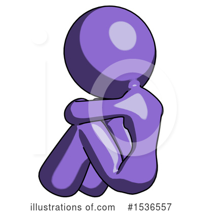 Royalty-Free (RF) Purple Design Mascot Clipart Illustration by Leo Blanchette - Stock Sample #1536557
