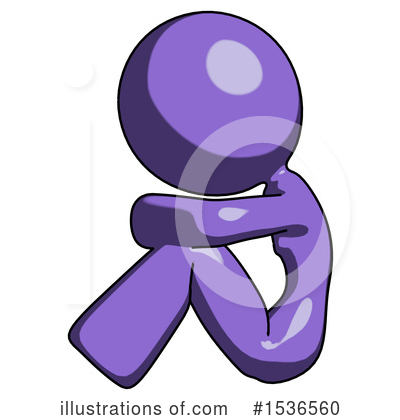 Royalty-Free (RF) Purple Design Mascot Clipart Illustration by Leo Blanchette - Stock Sample #1536560