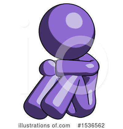 Royalty-Free (RF) Purple Design Mascot Clipart Illustration by Leo Blanchette - Stock Sample #1536562
