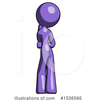 Royalty-Free (RF) Purple Design Mascot Clipart Illustration by Leo Blanchette - Stock Sample #1536566