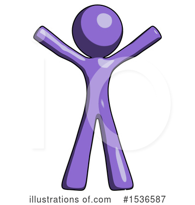 Royalty-Free (RF) Purple Design Mascot Clipart Illustration by Leo Blanchette - Stock Sample #1536587