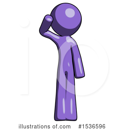 Royalty-Free (RF) Purple Design Mascot Clipart Illustration by Leo Blanchette - Stock Sample #1536596