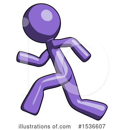 Royalty-Free (RF) Purple Design Mascot Clipart Illustration by Leo Blanchette - Stock Sample #1536607