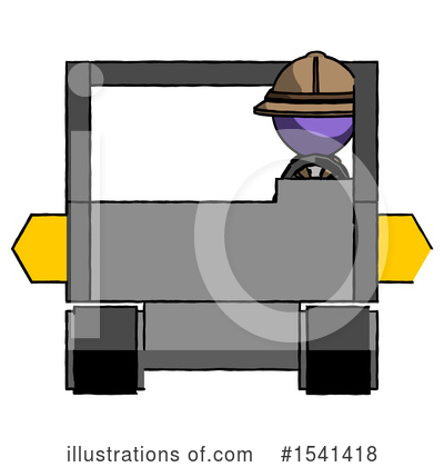 Royalty-Free (RF) Purple Design Mascot Clipart Illustration by Leo Blanchette - Stock Sample #1541418