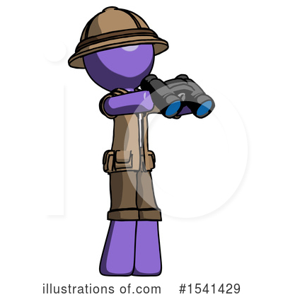 Royalty-Free (RF) Purple Design Mascot Clipart Illustration by Leo Blanchette - Stock Sample #1541429