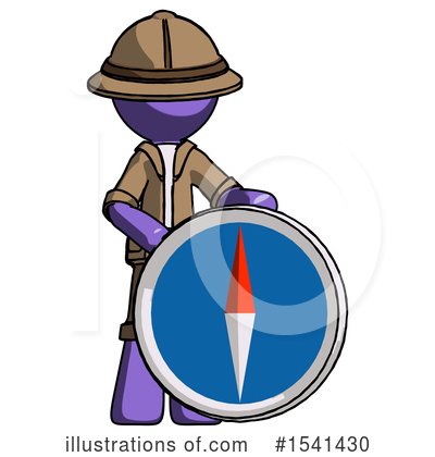 Royalty-Free (RF) Purple Design Mascot Clipart Illustration by Leo Blanchette - Stock Sample #1541430