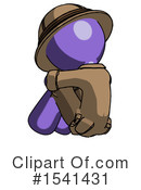 Purple Design Mascot Clipart #1541431 by Leo Blanchette