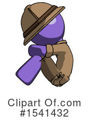 Purple Design Mascot Clipart #1541432 by Leo Blanchette