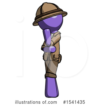 Royalty-Free (RF) Purple Design Mascot Clipart Illustration by Leo Blanchette - Stock Sample #1541435