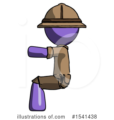 Royalty-Free (RF) Purple Design Mascot Clipart Illustration by Leo Blanchette - Stock Sample #1541438