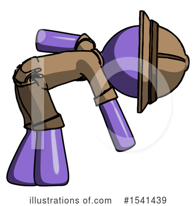 Royalty-Free (RF) Purple Design Mascot Clipart Illustration by Leo Blanchette - Stock Sample #1541439