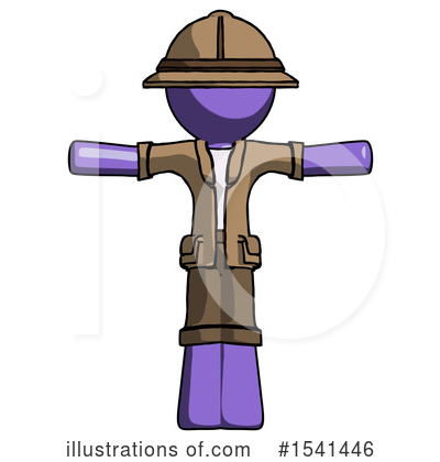 Royalty-Free (RF) Purple Design Mascot Clipart Illustration by Leo Blanchette - Stock Sample #1541446